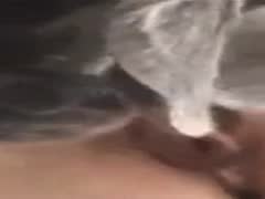Rare big labia woman with big dog hard fuck